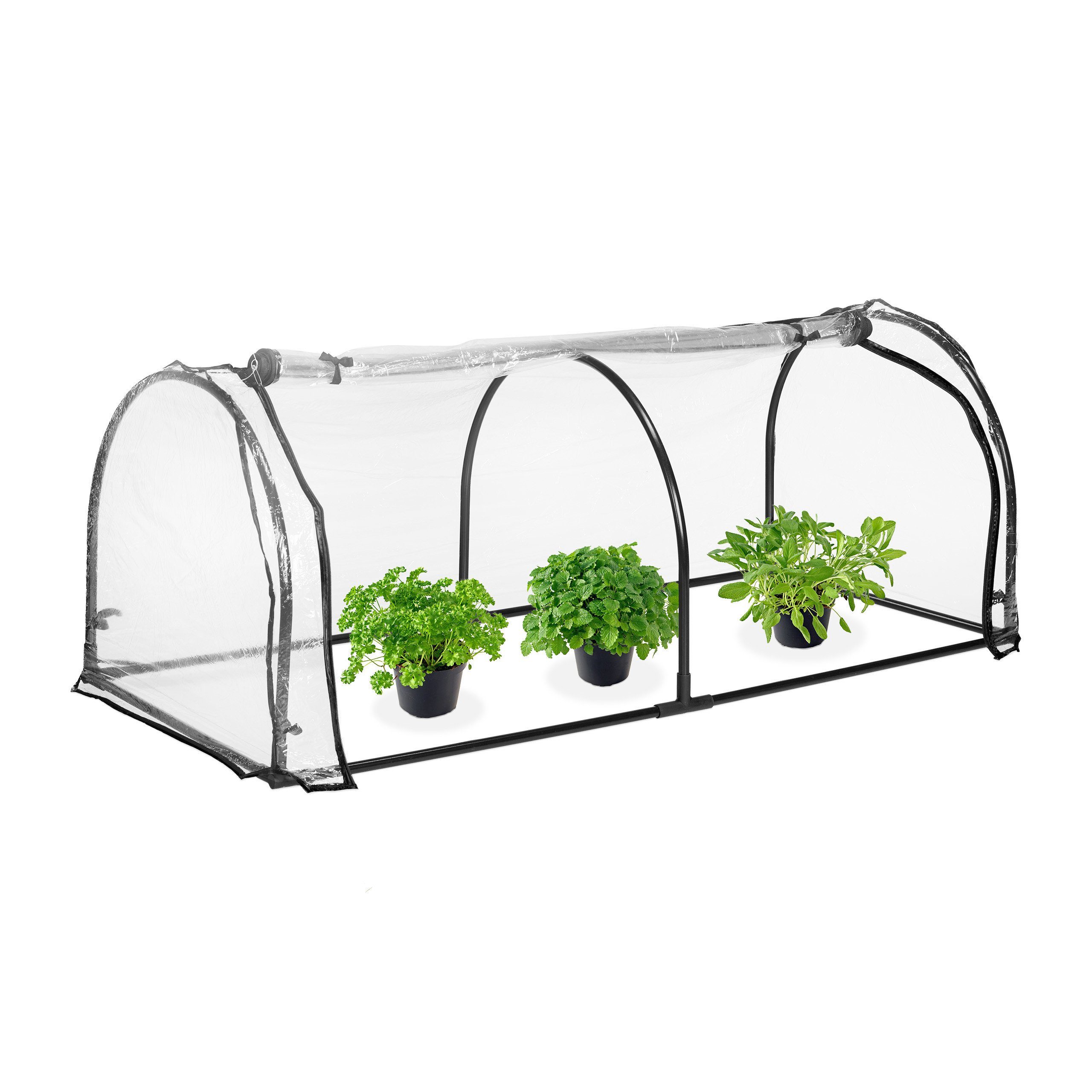 relaxdays Frühbeet Folienfrühbeet PVC