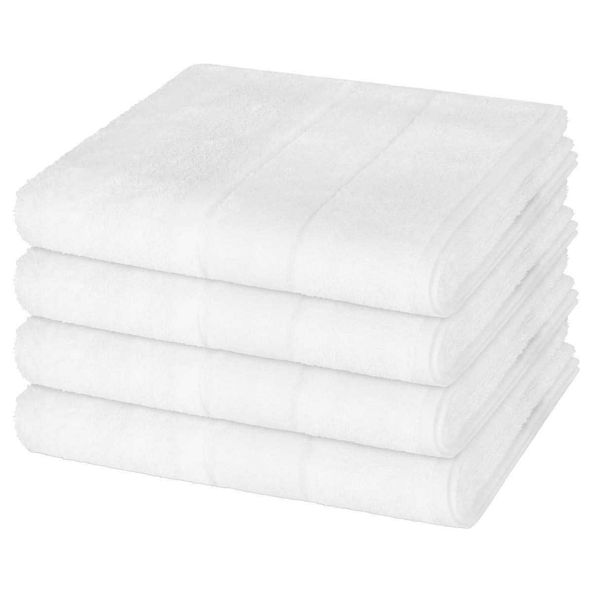 Cawö Handtuch Set Noblesse, Walkfrottee (Spar-Set, 4-St), 4 X Handtuch im Set - Baumwolle - Saugstark