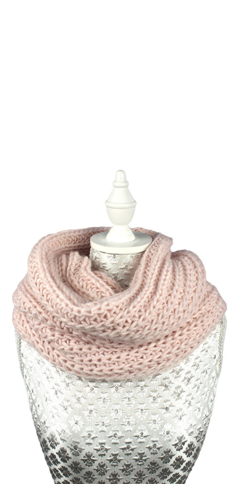 Strickschal Strick-Loop "Wafel"