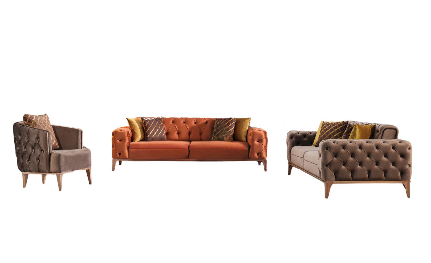 Villa Möbel Polstergarnitur Roma, (Set, 3-tlg), günstig online kaufen