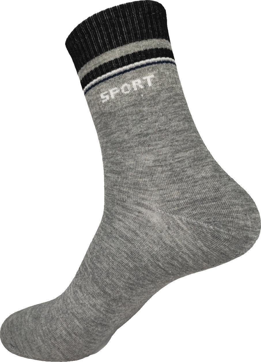klassischer Paar EloModa (12-Paar) Basicsocken Socken Form Paar, 12 Herren 12 Freizeit Muster Mix15 Sport