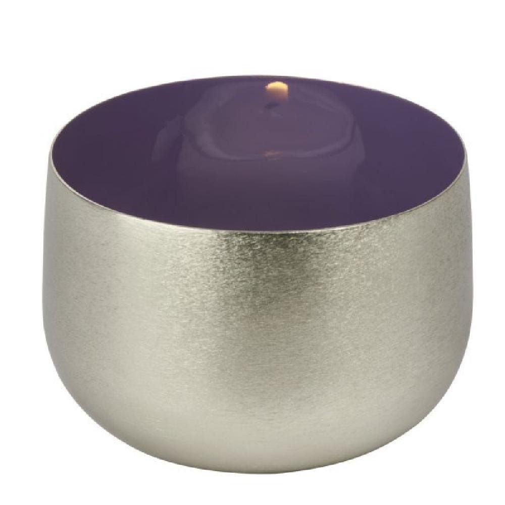 (6,5cm) Lambert Windlicht Eisen Violett Kerzenhalter