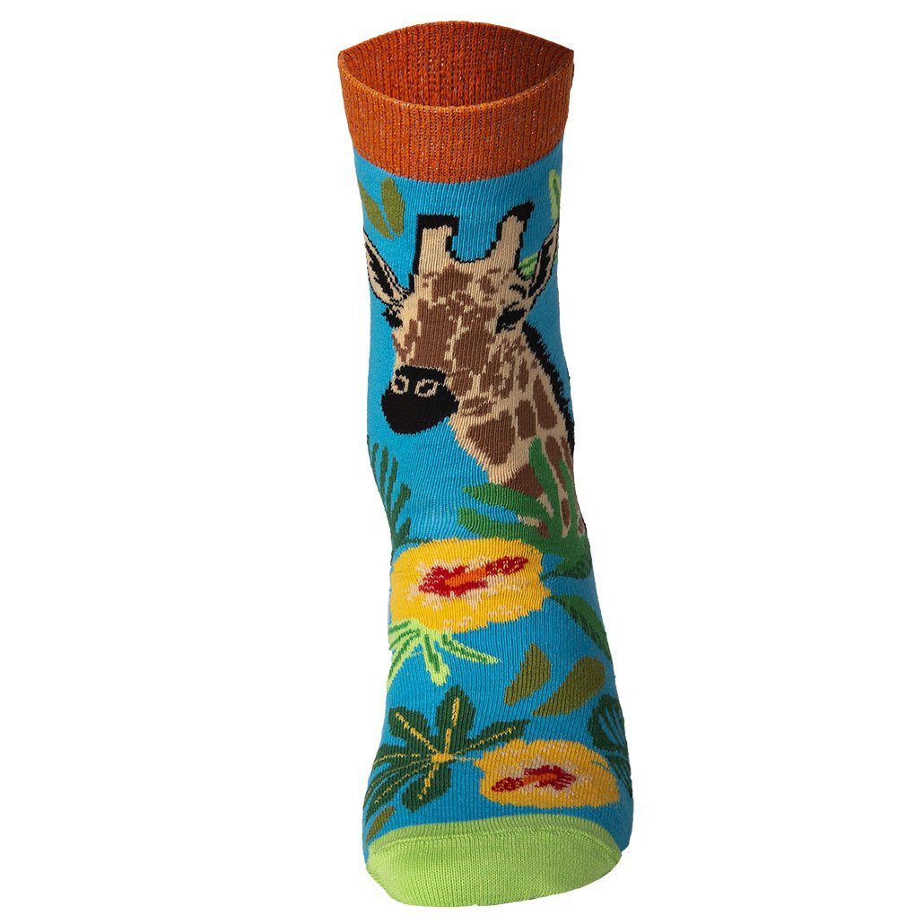 United Oddsocks Damen Fever Socken Socken, Mottomotive 6 - Jungle Kurzsocken