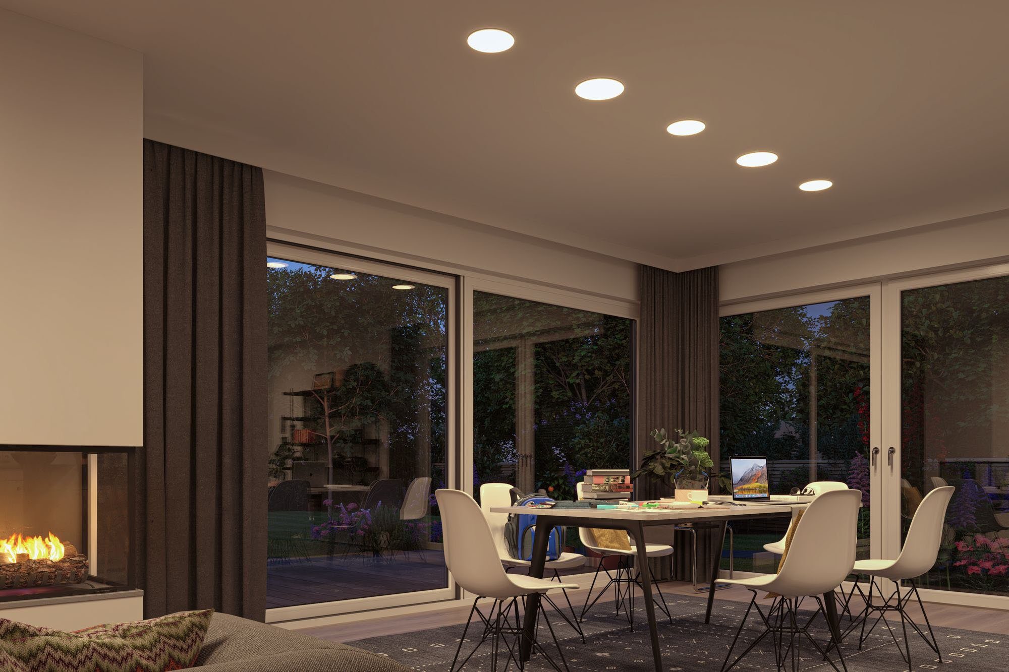 White LED - kaltweiß, LED-Modul, Veluna, Paulmann Smart Tunable Home, fest warmweiß Einbauleuchte integriert, LED