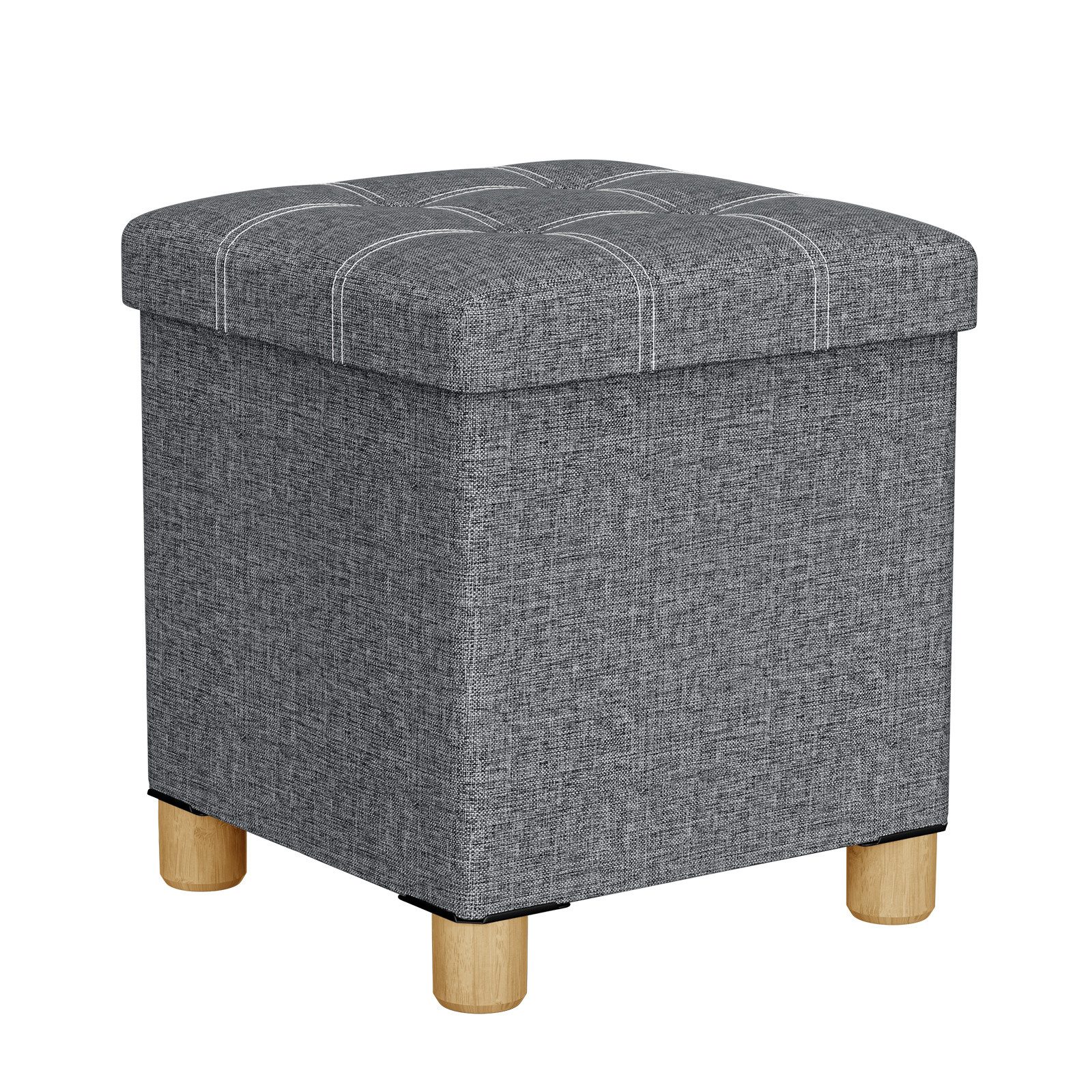 Oak&Tea Stauraumhocker Sitzhocker mit Stauraum – Klappbare Aufbewahrungsbox günstig online kaufen