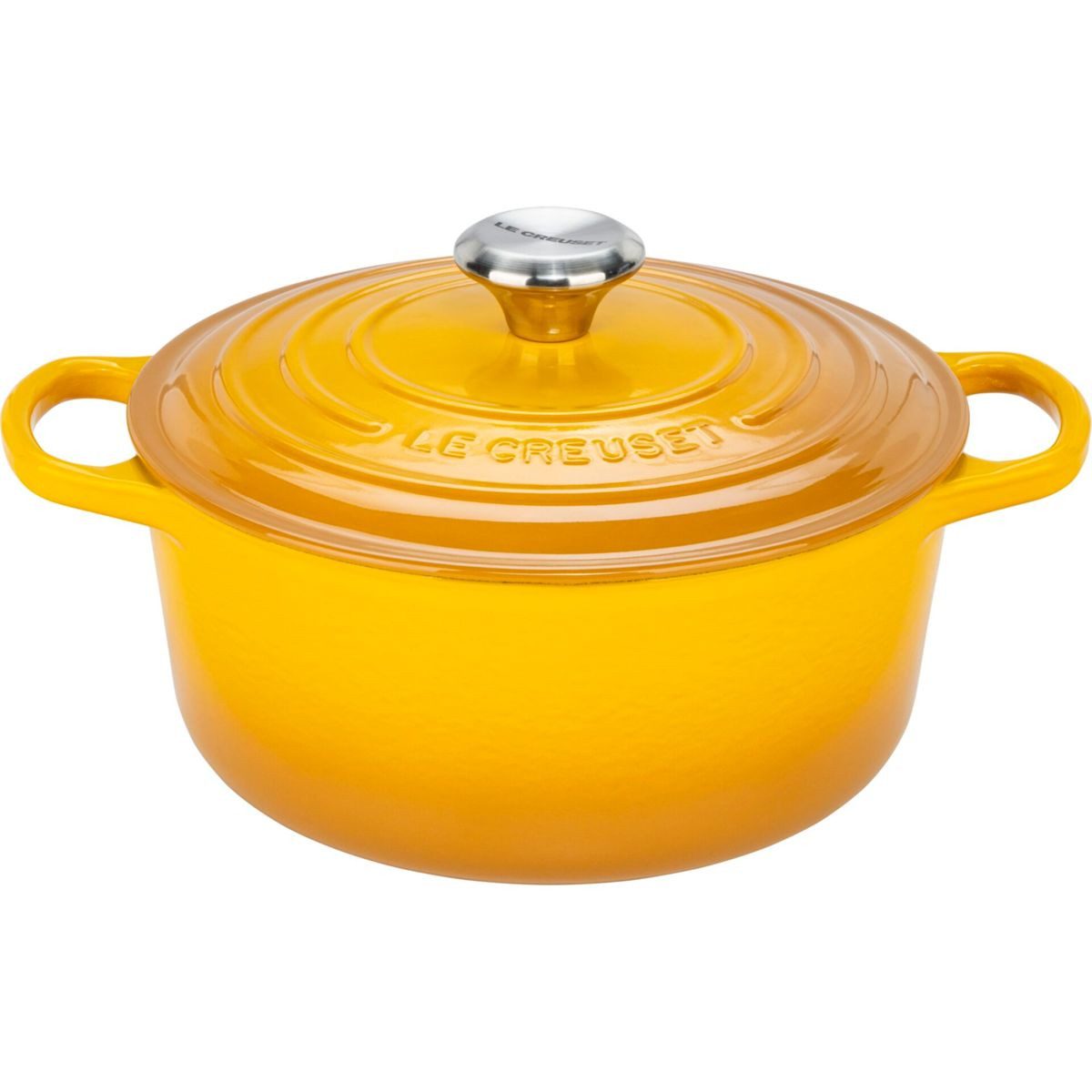 LE CREUSET Kochtopf Signature Bräter rund 24 cm nectar