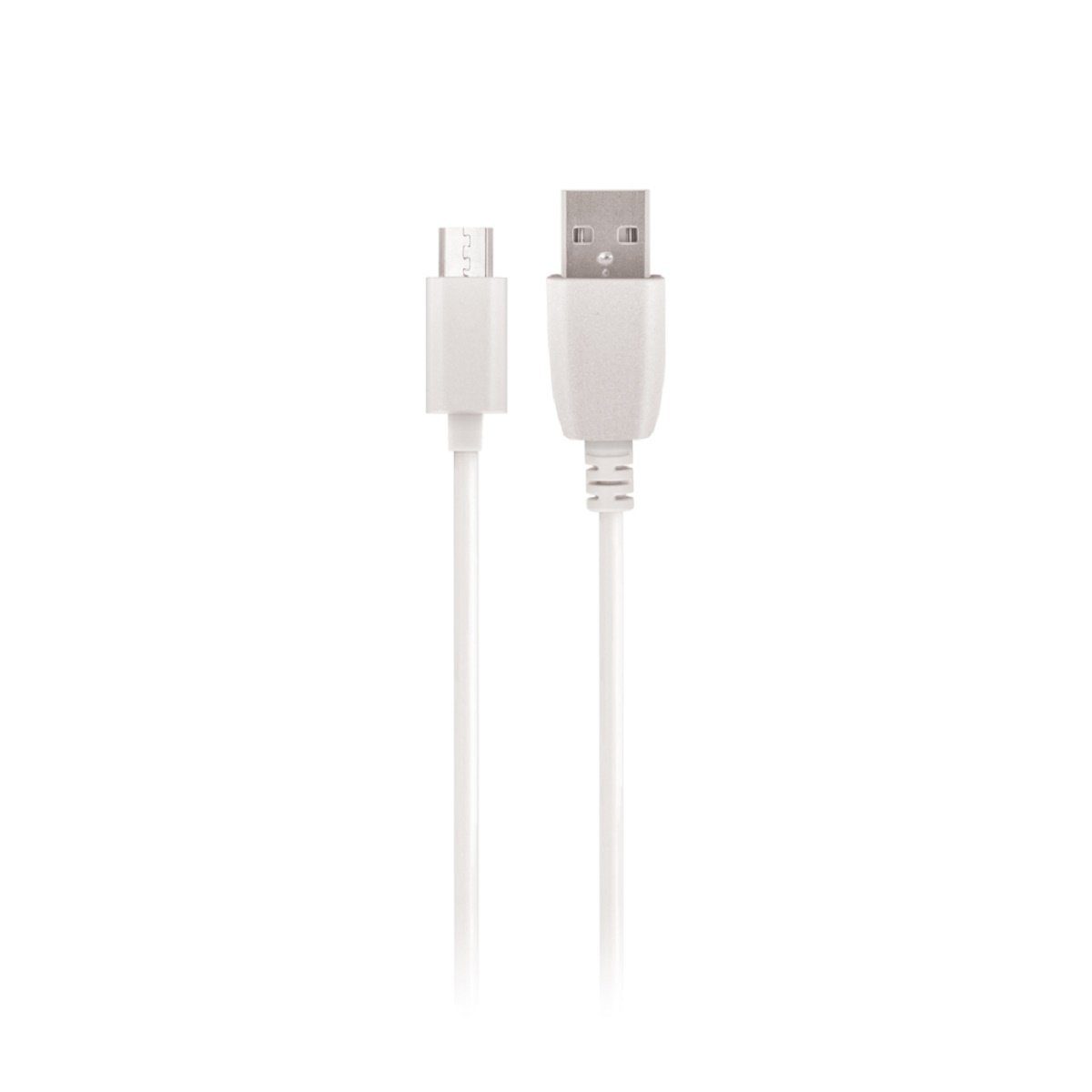 COFI 1453 2m Ladekabel USB - microUSB Datenkabel Handy-Ladekabel Weiß USB-Kabel, (200 cm)
