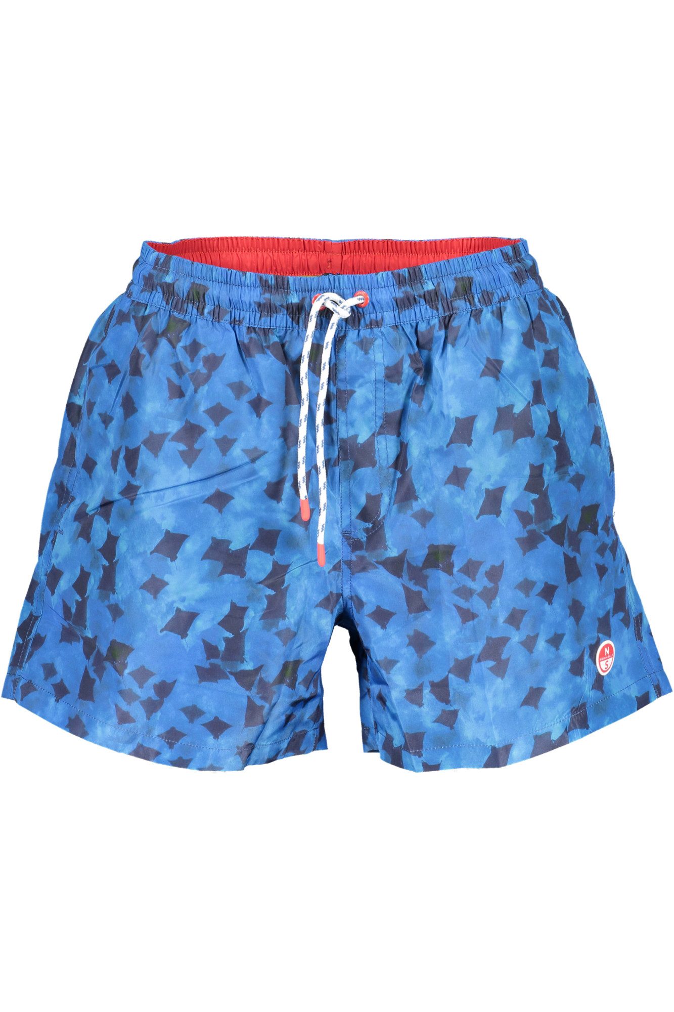 North Sails Купальные шорты  Herren-Badehose Blau: Bequemer Badeboxer aus recyceltem Material