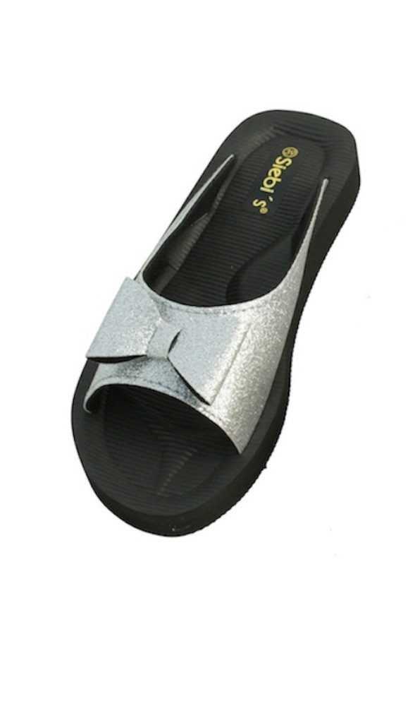 Siebi`s Siebi's BEACH GLITTER Luxus Badeschuhe Мулы Damen Schlappen