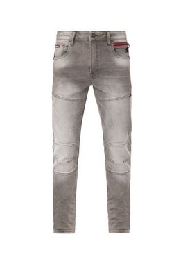 Cipo & Baxx Straight-Jeans mit cooler Used-Waschung