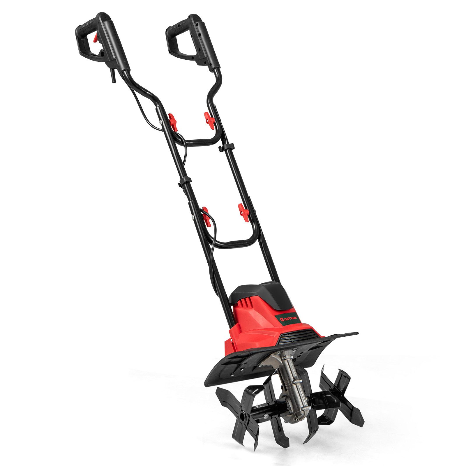COSTWAY Elektromotorhacke, 36 cm Arbeitsbreite, 22 cm Arbeitstiefe, 1200 W
