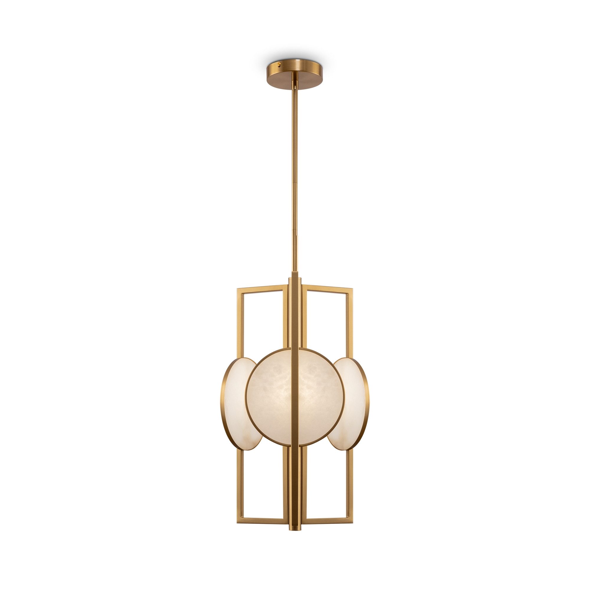 Maytoni Pendelleuchte Pendelleuchte MOD099PL-03G, Ohne Leuchtmittel, Maytoni Modern Pendelleuchte Messing 3x E14 – Hängeleuchte aus Metall