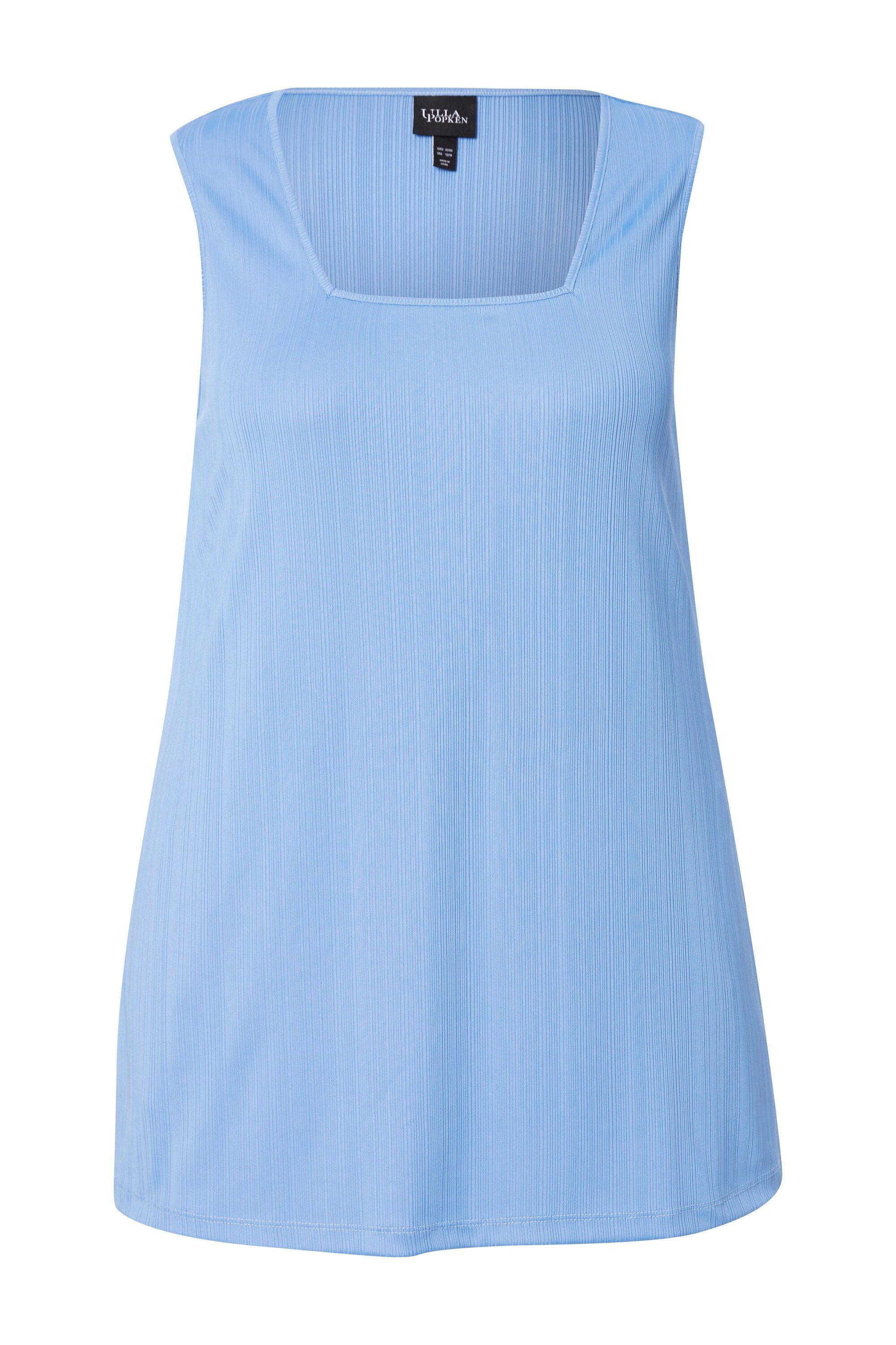 Ulla Popken Longtop Top Rippjersey A-Linie Caree-Ausschnitt ärmellos günstig online kaufen