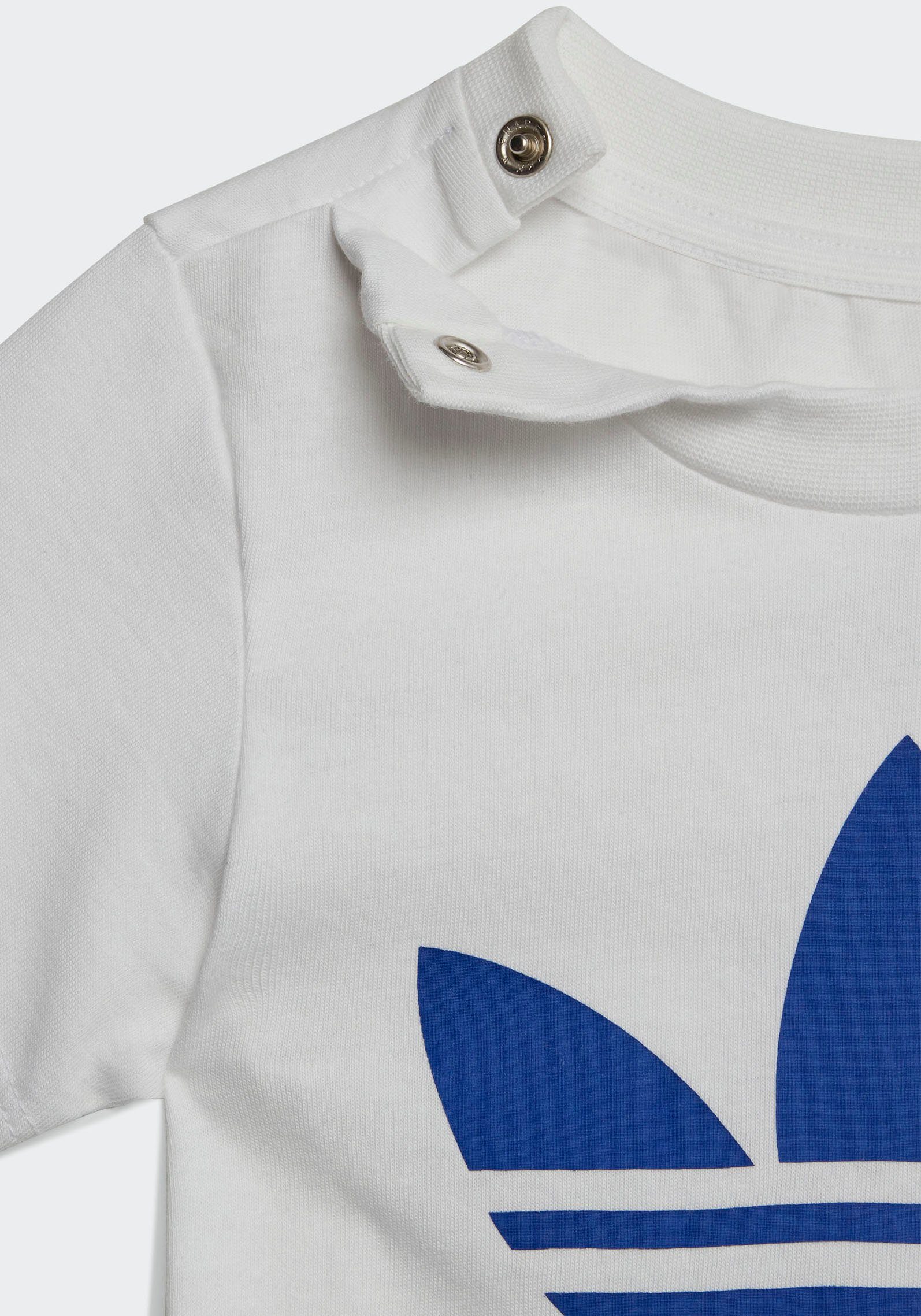 Originals TREFOIL & Shorts SHORTS Lucid adidas UND (Set) T-Shirt Semi SET Blue