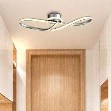 LQWELL LED Deckenleuchte Deckenlampe, Modern Schlafzimmerlampe, 26W 3000K 680 * 260 * 120mm, Küchenlampe aus Aluminium, für Wohnzimmer Schlafzimmer Küche Balkon Flur Keller Büro