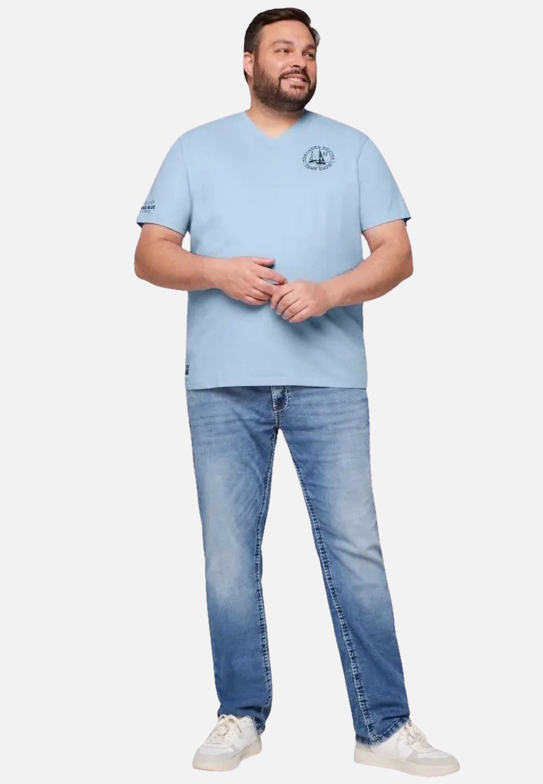 CAMP DAVID T-Shirt T-Shirt CRUISE NORTH günstig online kaufen