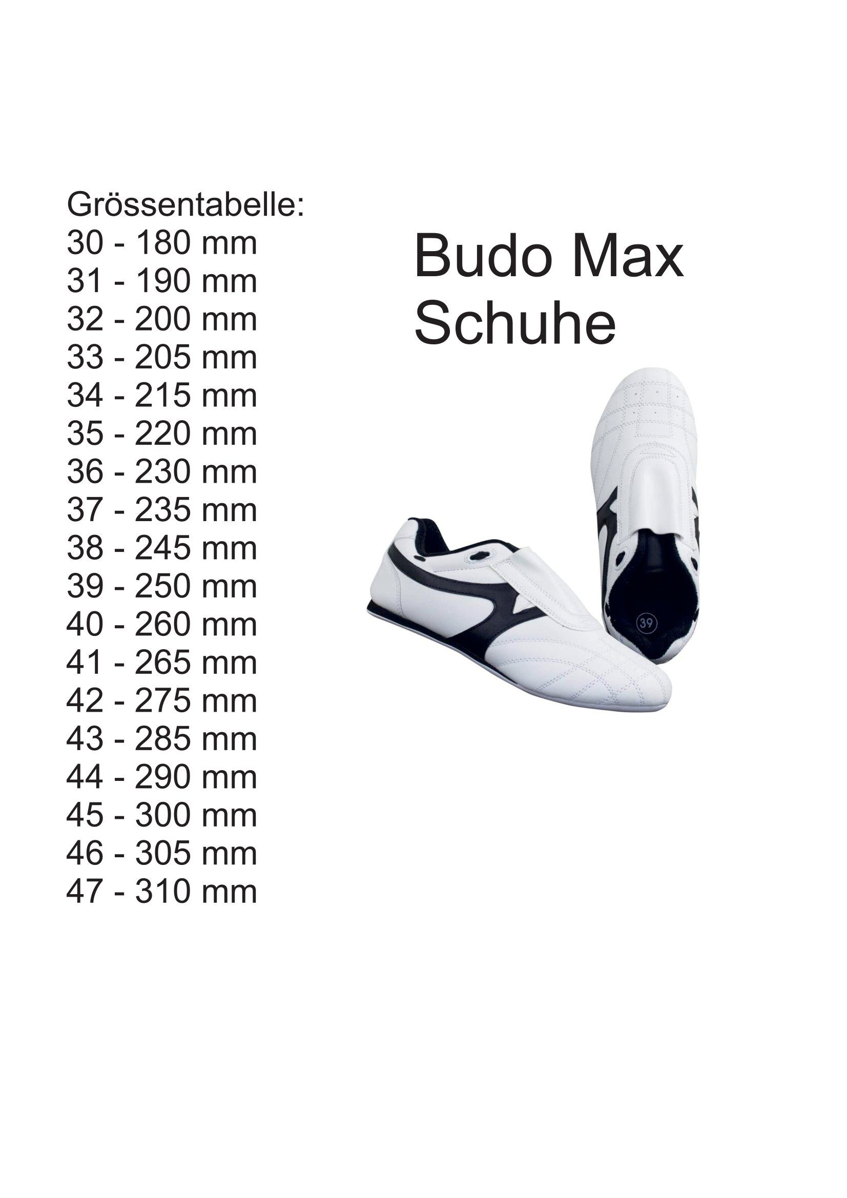 BAY-Sports Budo Max Kampfsportschuhe weiß Slipper Karate Taekwondo Sneaker günstig online kaufen