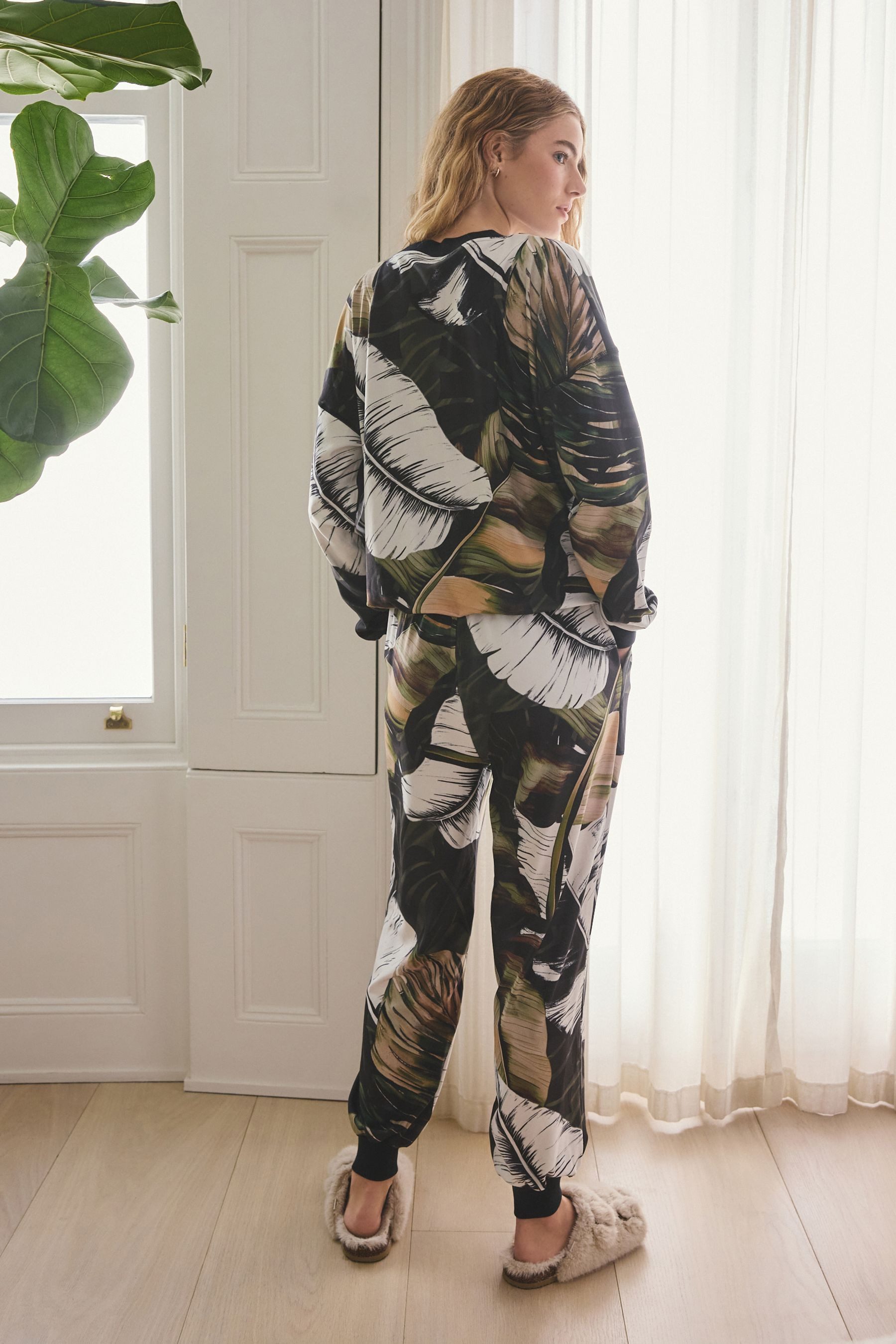 Next Pyjama Weicher, langärmeliger Schlafanzug (2 tlg)