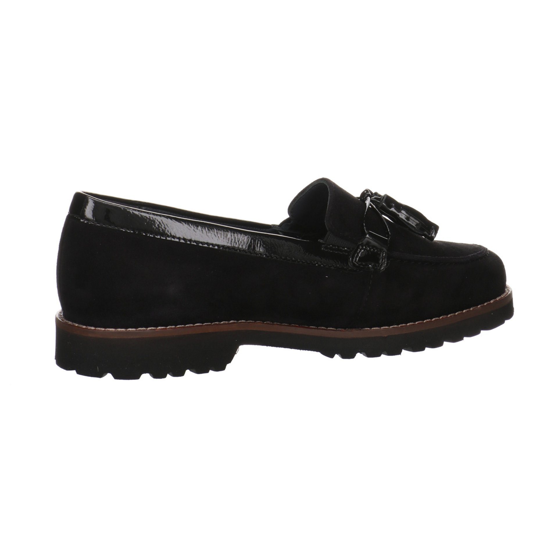 Slipper Slipper Schuhe Meredith 730 Damen Veloursleder SIOUX schwarz Slipper