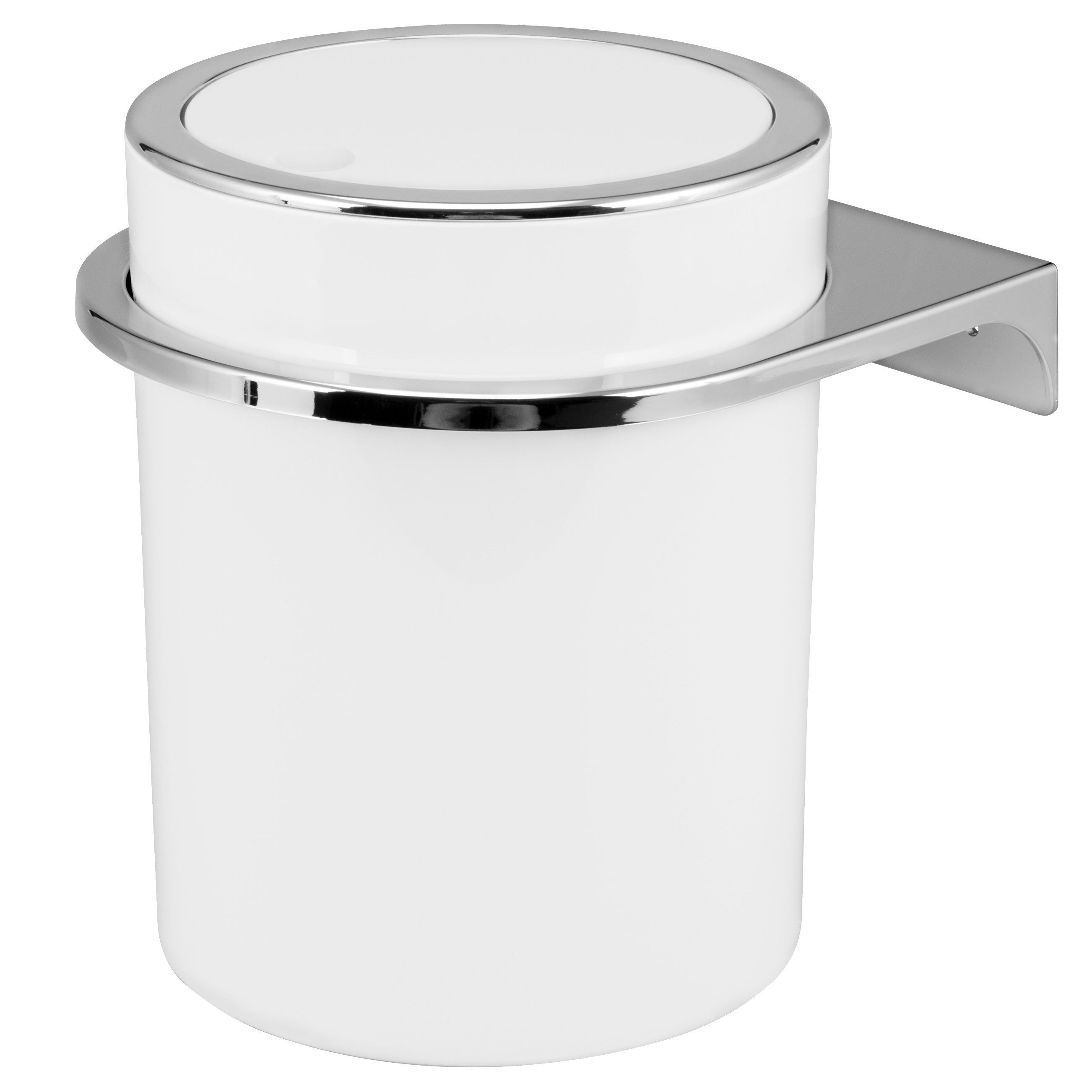 bremermann Kosmetikeimer SAVONA inkl. Wandhalterung 5,5 Liter, rund