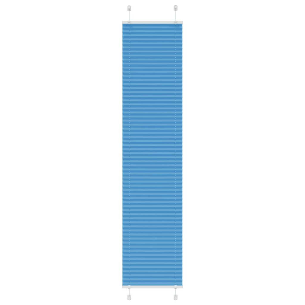 vidaXL Jalousie 40 x 200 cm Plissee Blau 40x200 cm Stoffbreite 39,4 cm Polyester