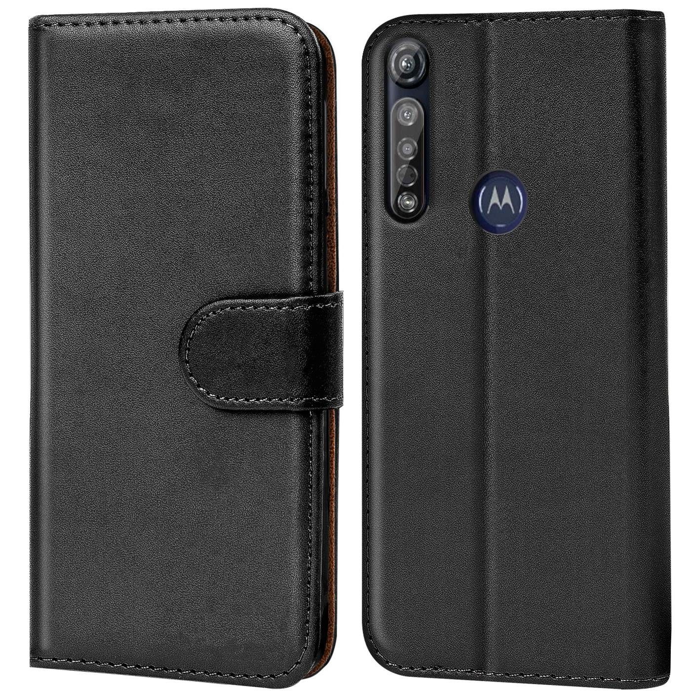 CoolGadget Handyhülle Wallet Klapp Tasche Book Case für Motorola Moto G8 Plus 6,3 Zoll, Hülle Klapphülle Flip Cover Etui Schutzhülle