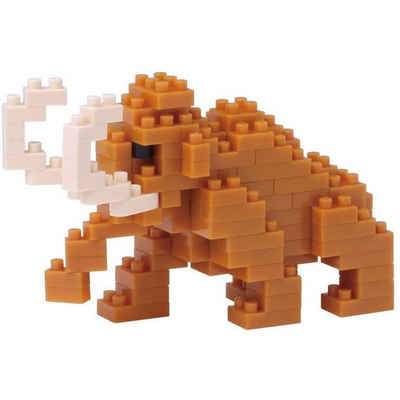 nanoblock Steckspielzeug NBC-186 Microsize Mammut 120 Teile 3D Puzzle