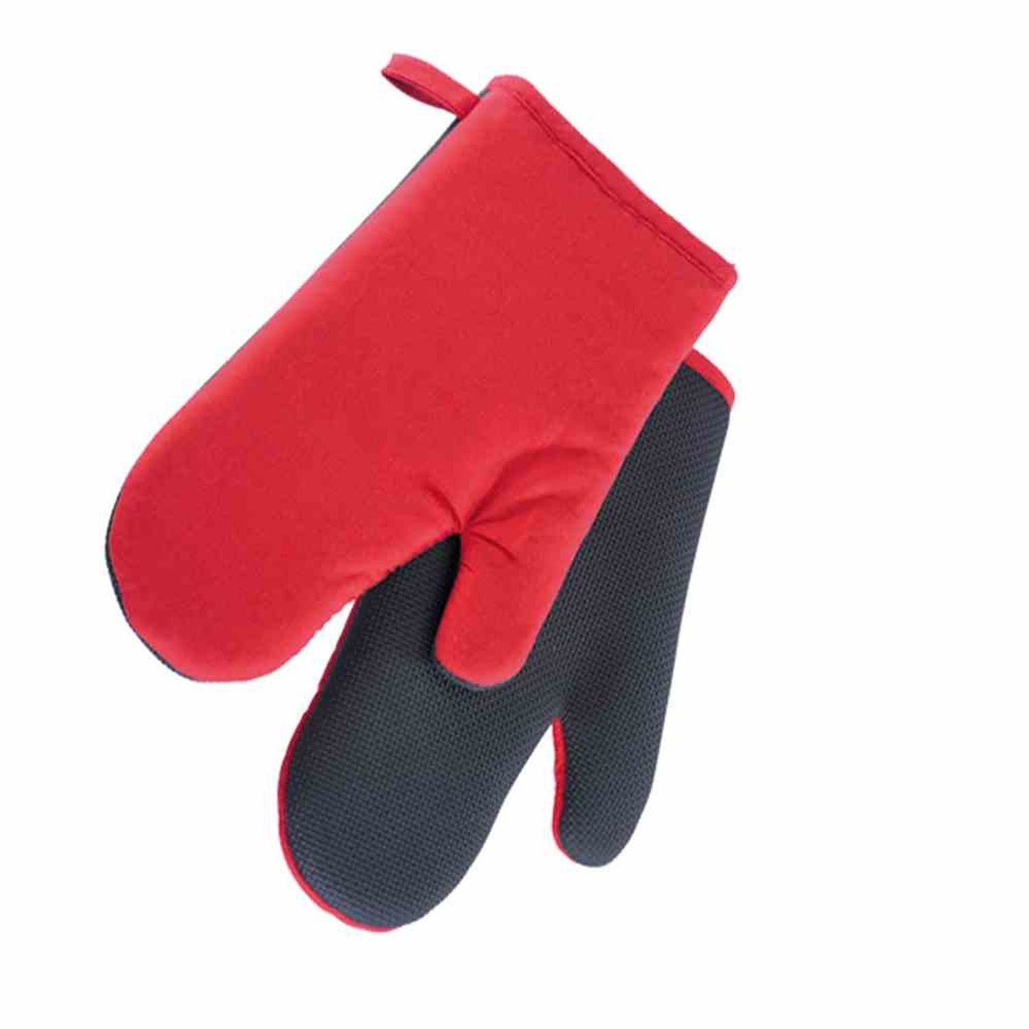 WESTMARK Hitzeschutzhandschuhe Topfhandschuhe cm, rot/schwarz 2er-Set 27 "Neopren"