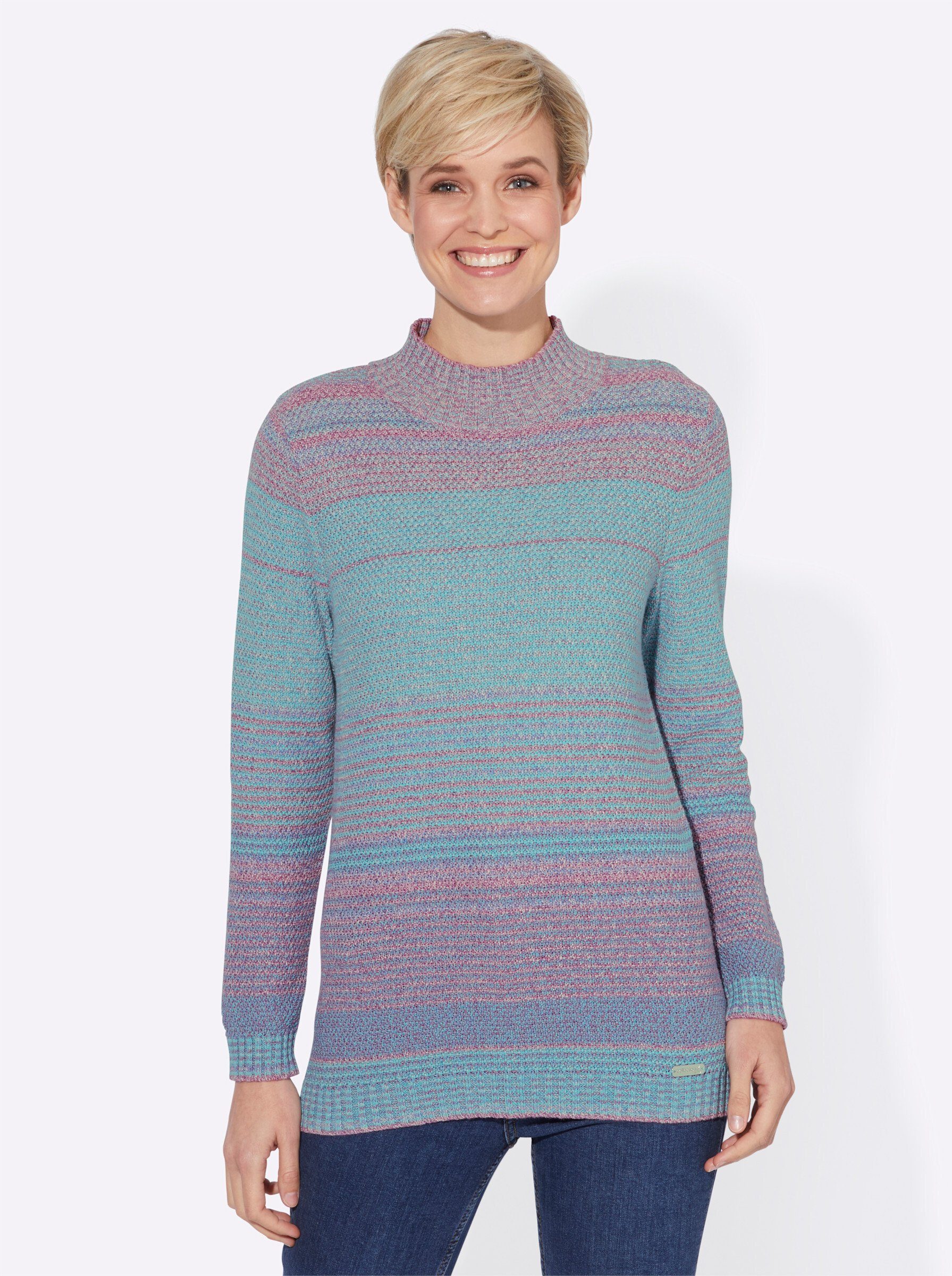 Strickpullover Langarm-Pullover
