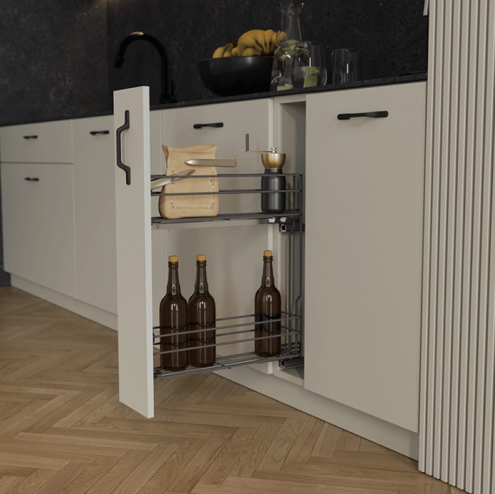 Prima-Online Unterschrank Unterschrankauszug Küchenauszug mit Softclose 15- günstig online kaufen