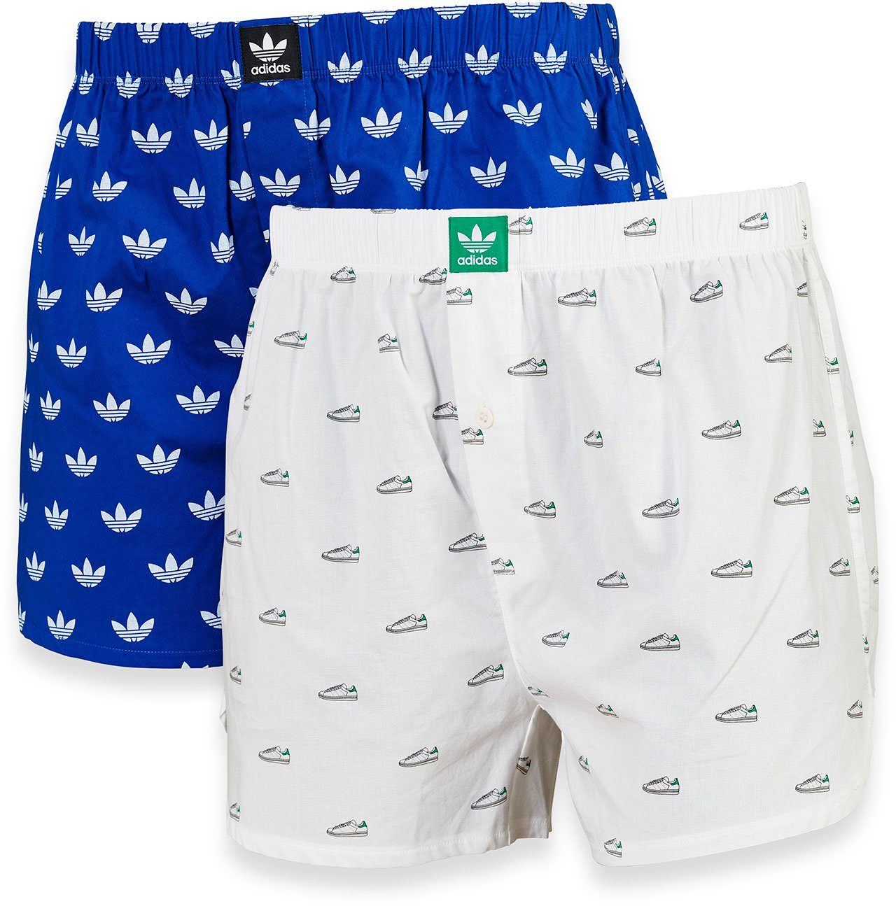 adidas mehrfarbig weiß Boxershorts blau Originals schwarz