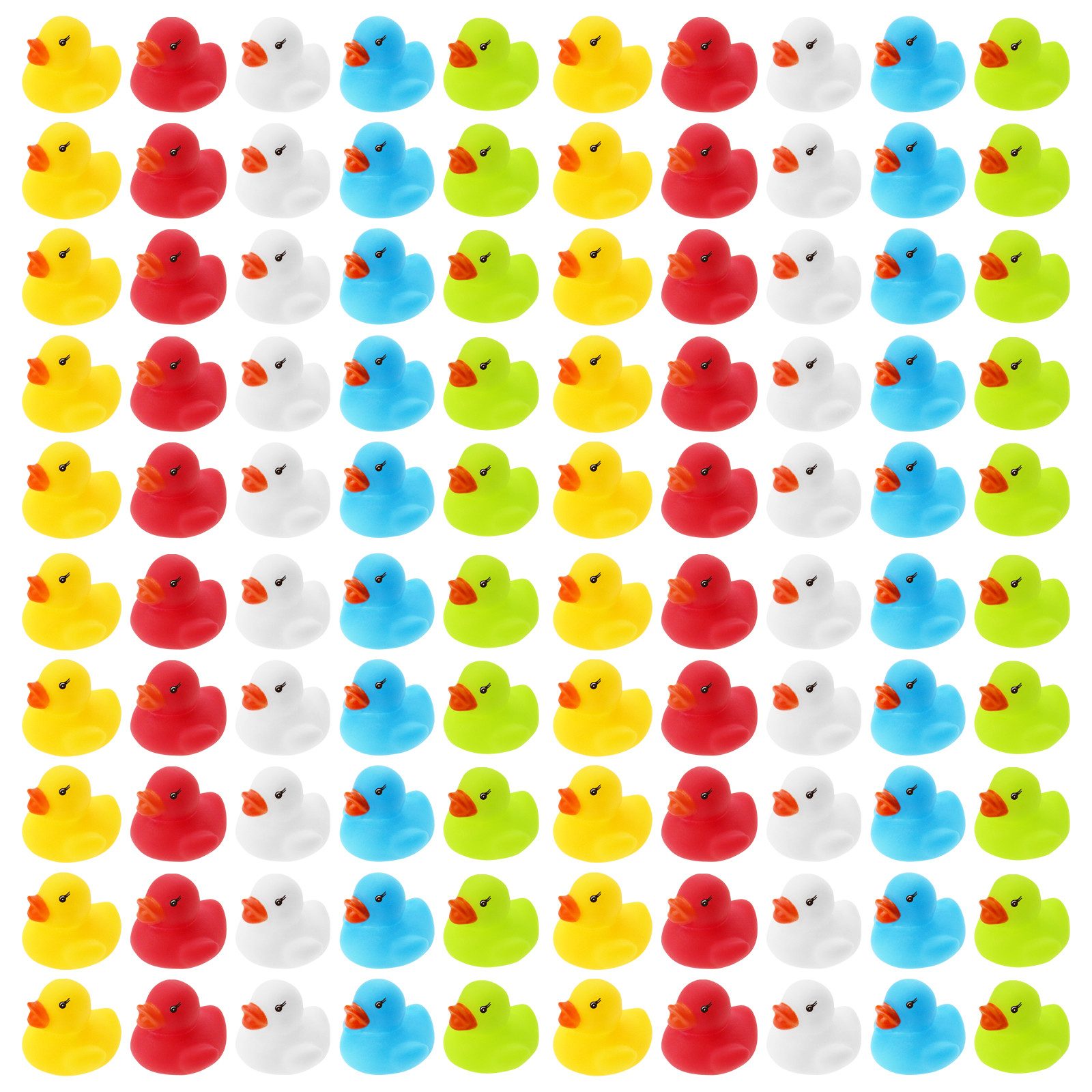 Wellgro Badespielzeug 100 Badeenten bunt – Gummienten, Badespielzeug, Enten günstig online kaufen