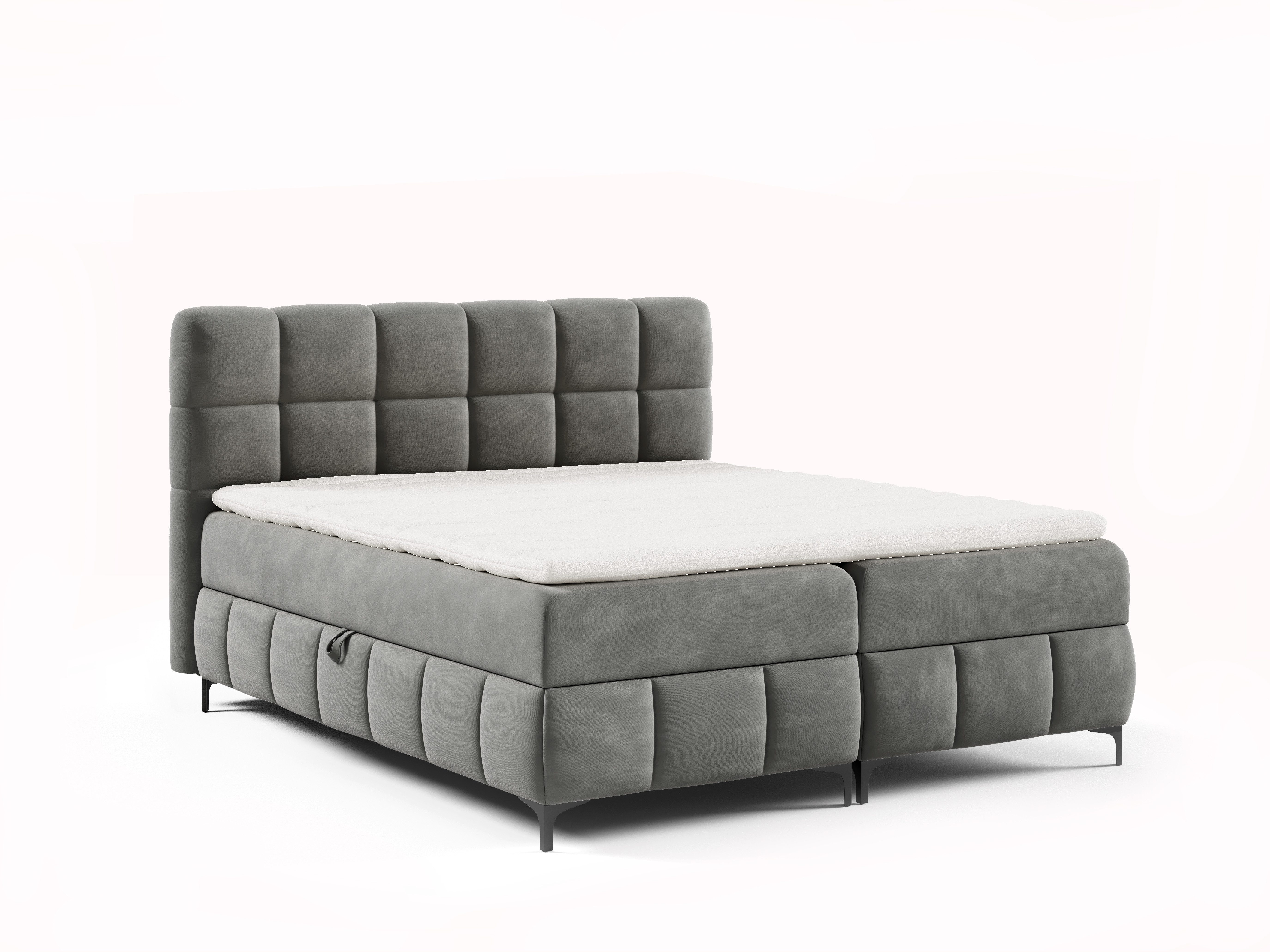 AN FURNITURE STORE Boxspringbett CYNTHIA Boxbett, Topper, Bettkasten, inkl. Topper, Bettkasten, Matratze