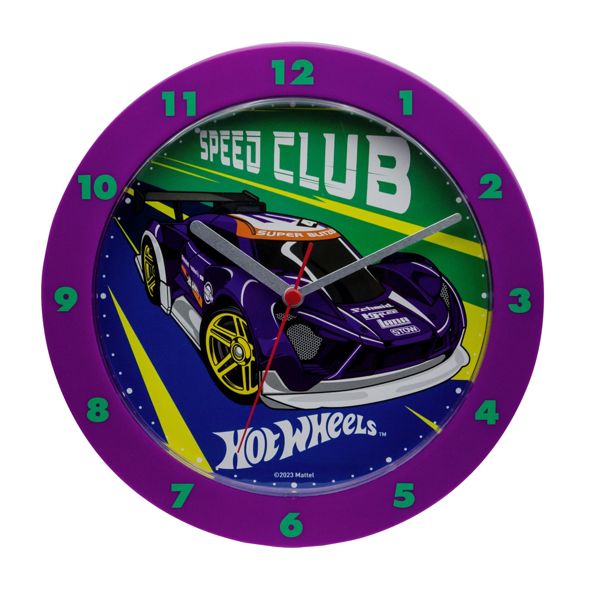 Wanduhr Kinder-Wanduhr Hot Wheels