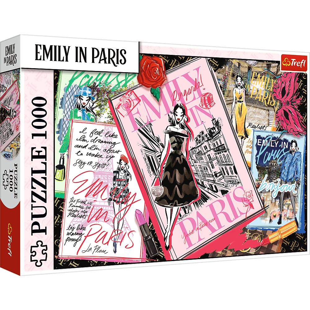 Trefl Puzzle Trefl, Emily in Paris, Magazin, 1000 Teile Puzzle, 1000 Puzzleteile