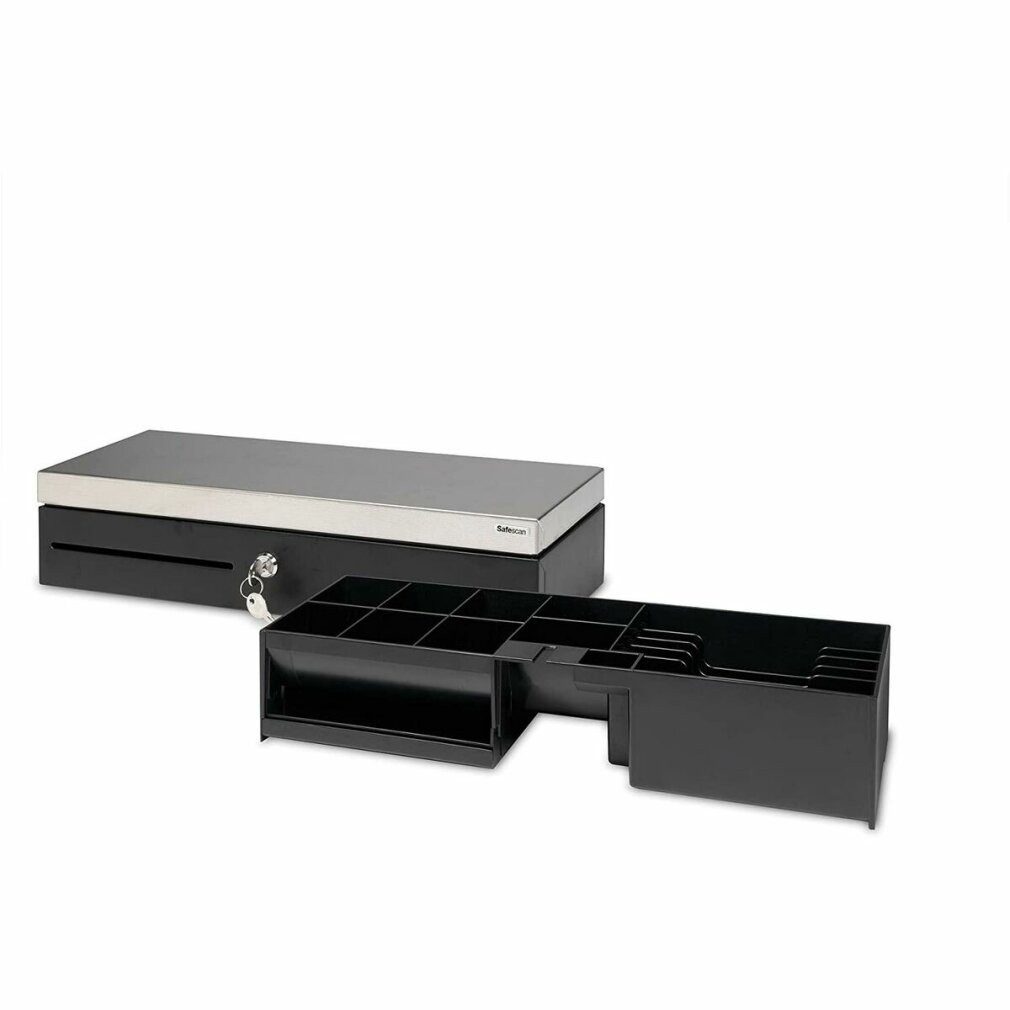 SAFESCAN Papierscheren Kassenschublade 132-0498 SD-4617S schwarz/silber