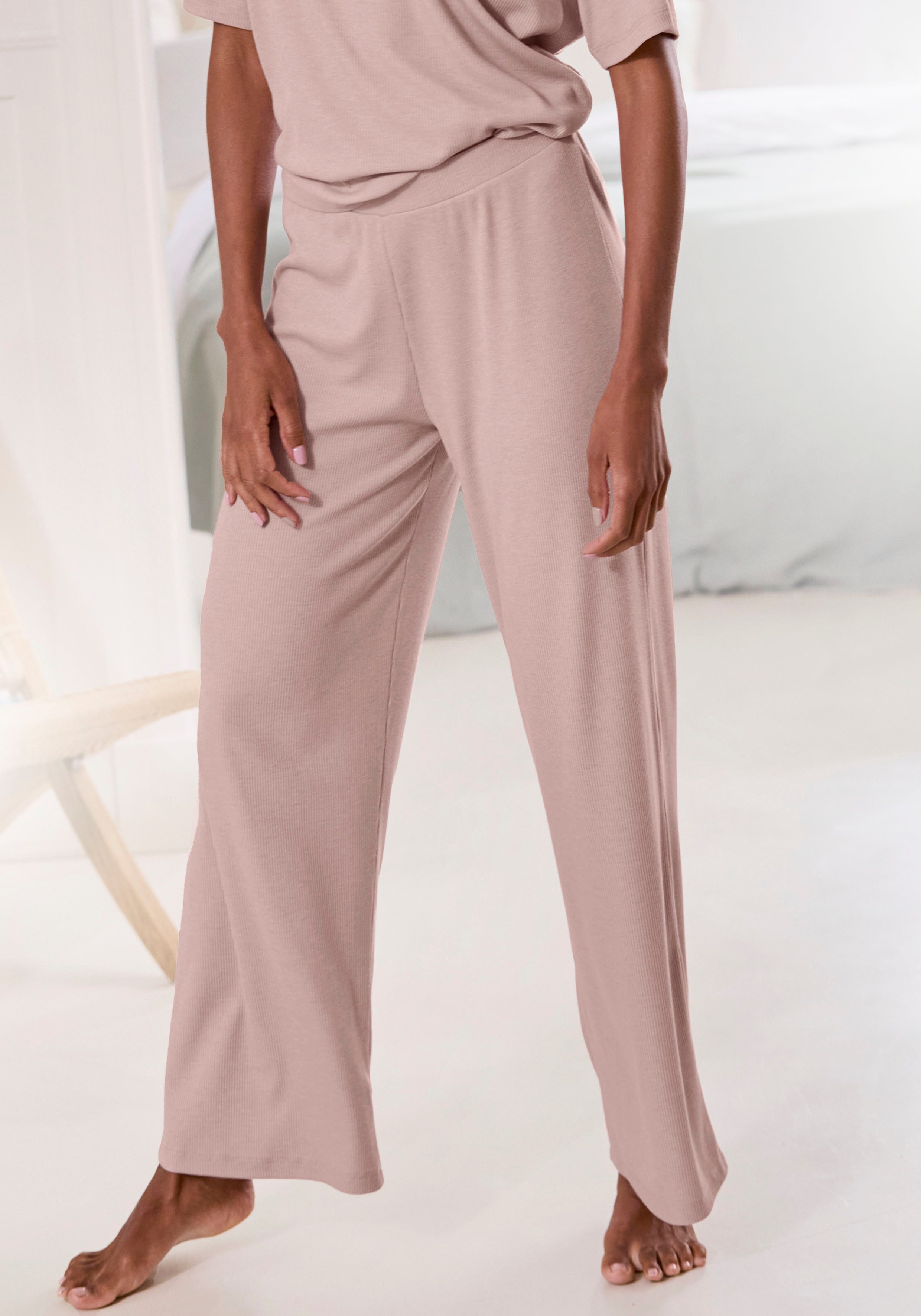 Vivance Dreams 7/8-Hose in weicher Rippqualität