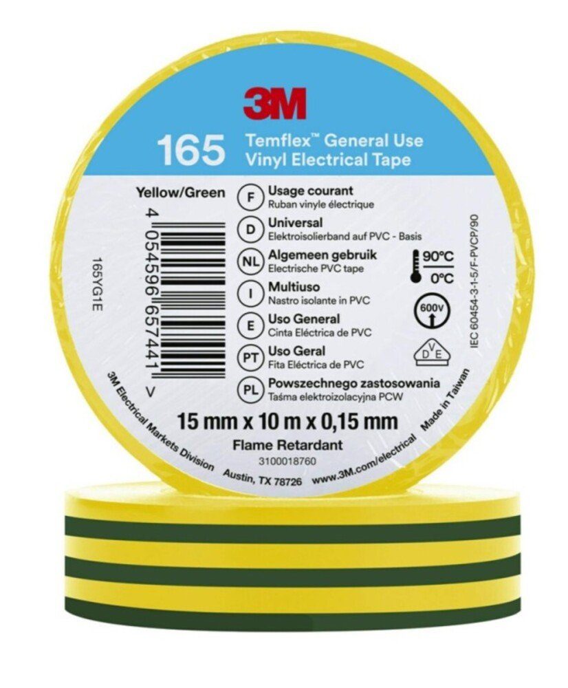 3M Klemmen 3M Deutschland PVC Elektro-Isolierband Temflex165 gngb15X10