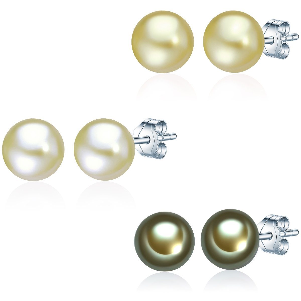 Valero Pearls Perlenohrringe silber, aus Süßwasser-Zuchtperlen günstig online kaufen