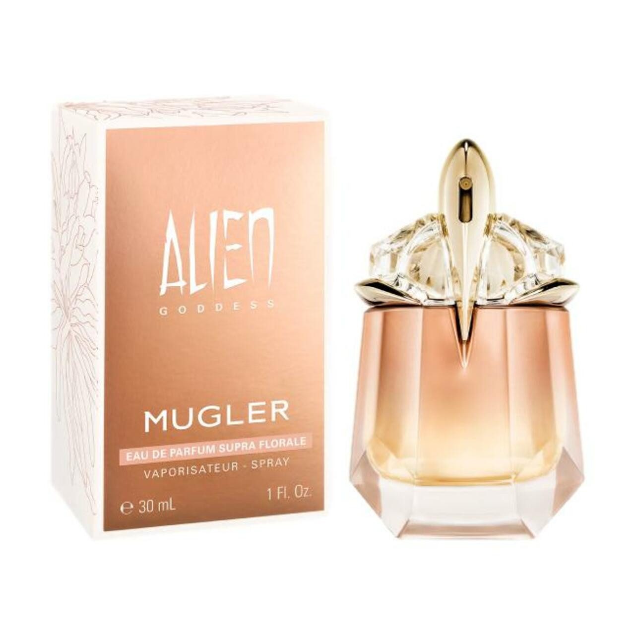 Mugler Eau de Parfum Alien Goddess Supra Florale EdP Spray, Damenduft, Floral Woody