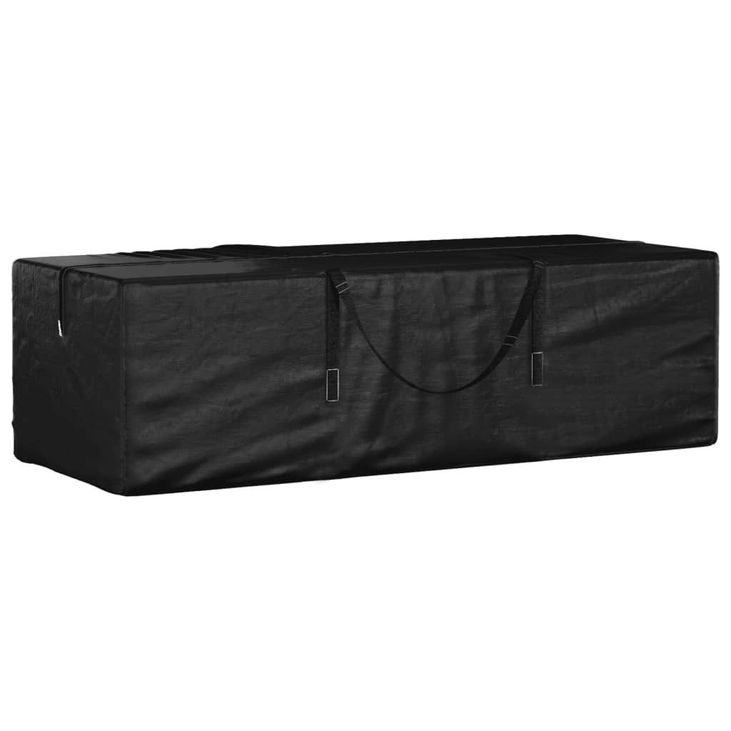 vidaXL Gartenmöbel-Schutzhülle Aufbewahrungstasche Gartenkissen 135x40x55 cm Polyethylen