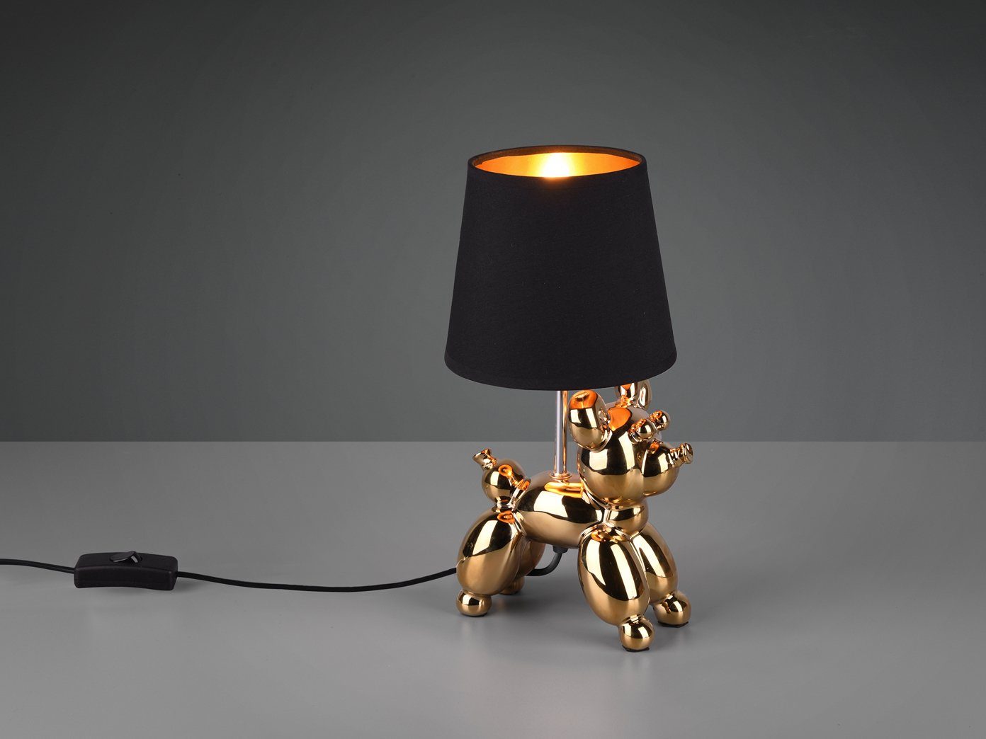 KONSIMO FODIO Tischlampe Tischleuchte Nachttischlampe Mops Hund Leuchte LED!!! 