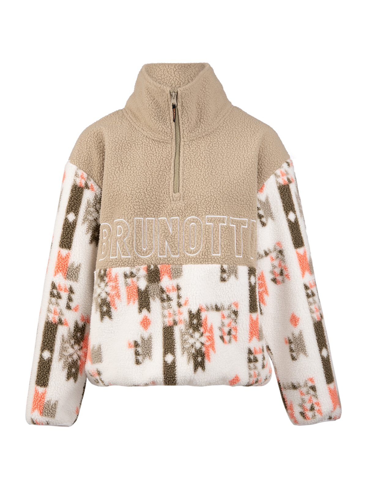 Brunotti Rollkragenpullover Chondra-Print Women Fleece Siberia günstig online kaufen