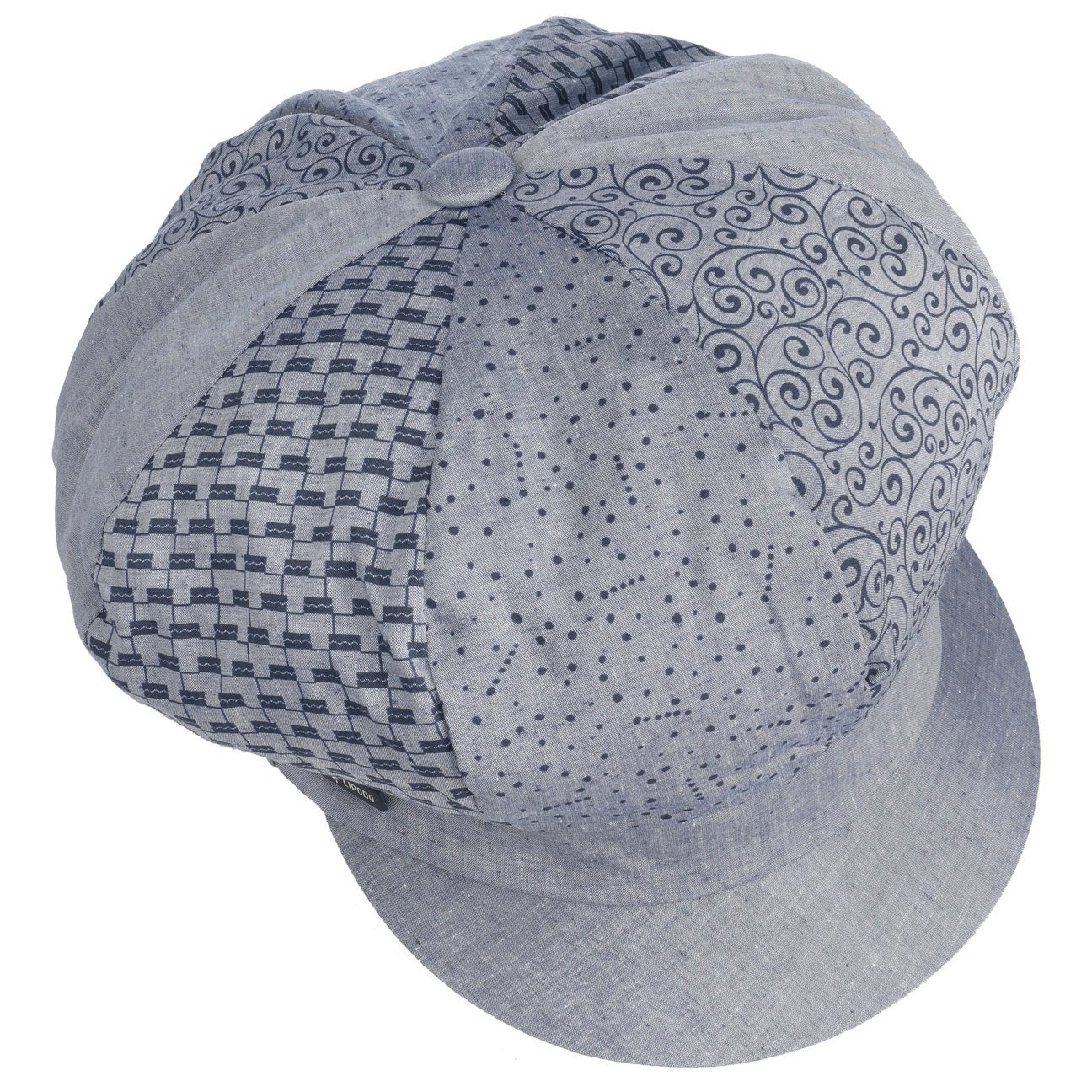 Ballonmütze (1-St) Damencap mit Schirm, Made in Italy