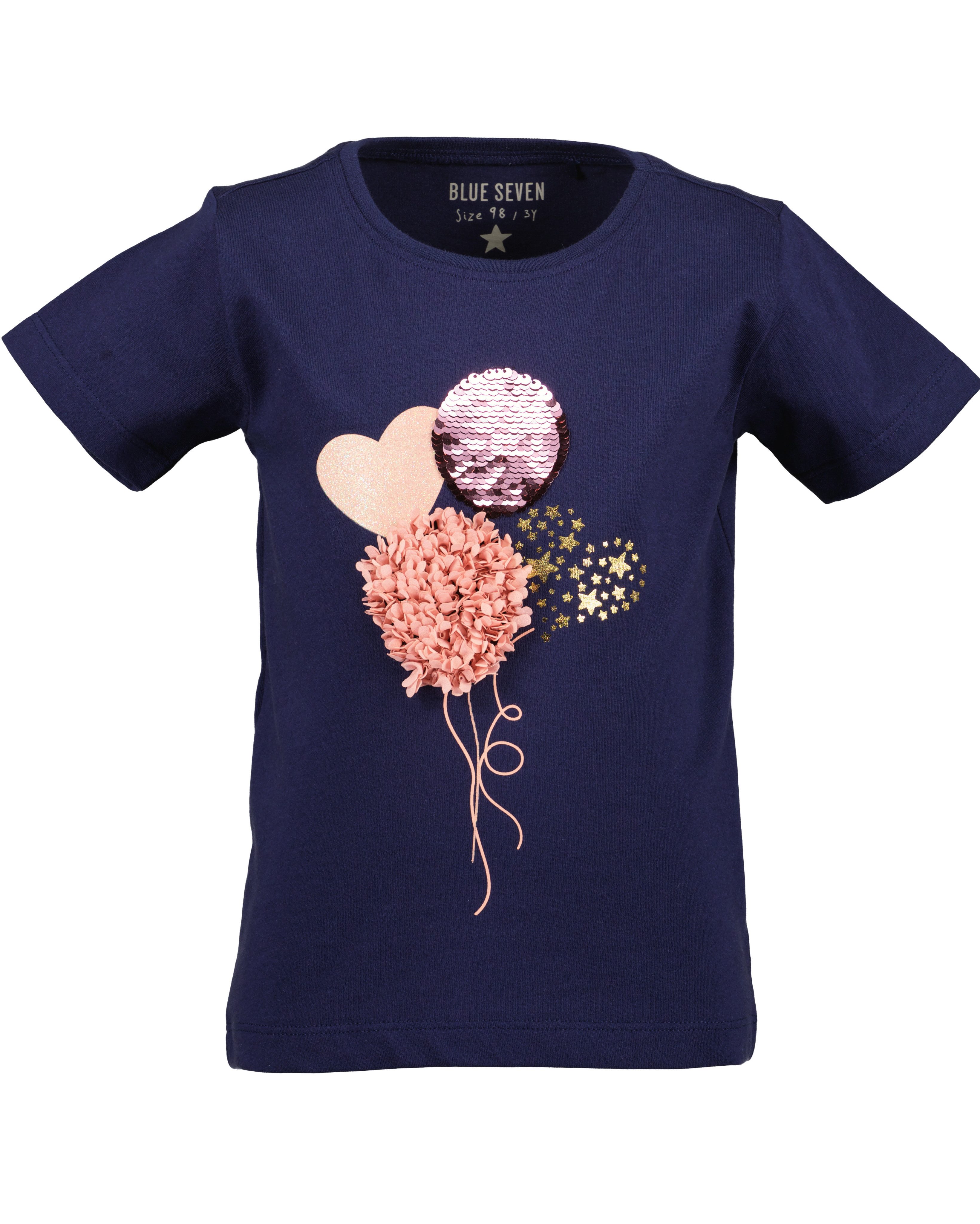 Blue Seven T-Shirt mit hochwertigem Frontmotiv mit Glitzer und Pailletten
