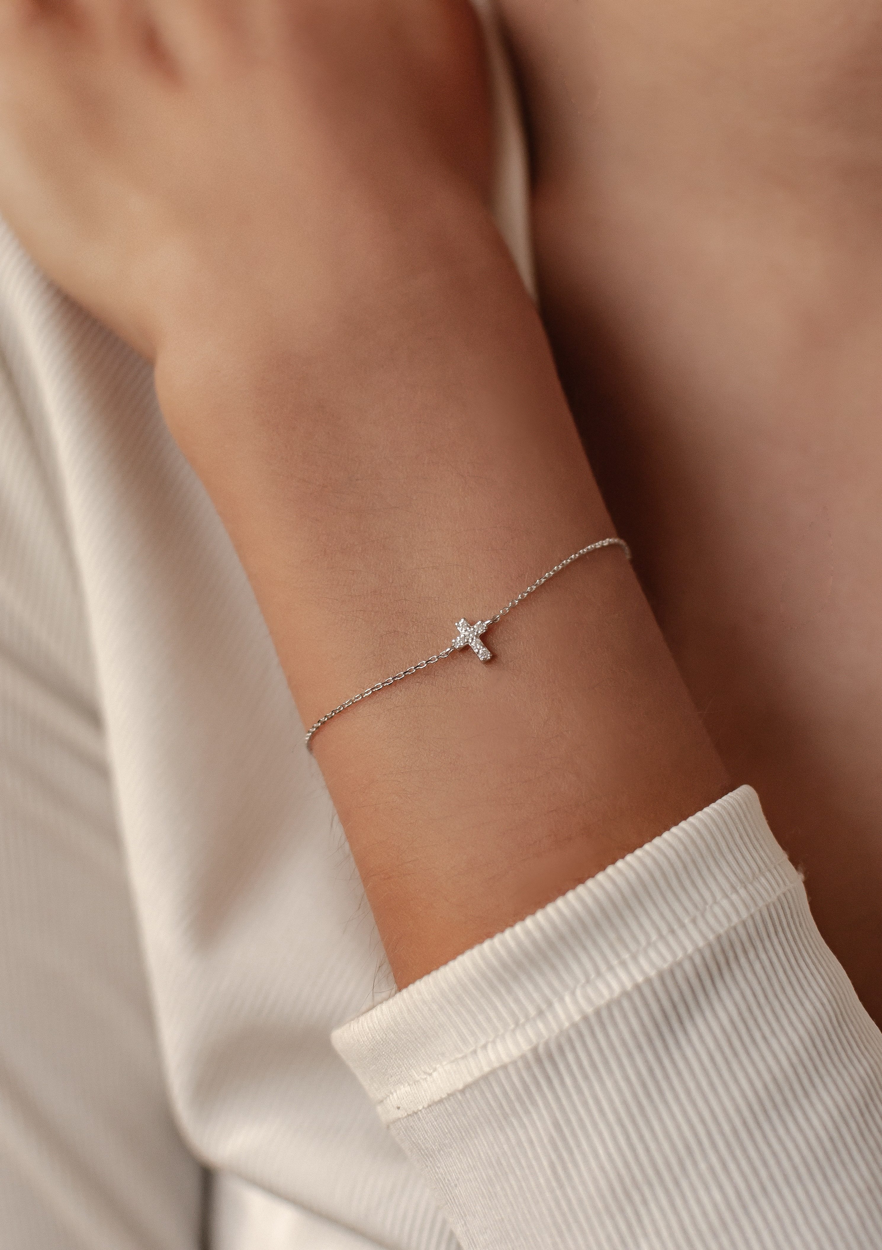 Dear Me Goldarmband 585 Gold Kreuz günstig online kaufen