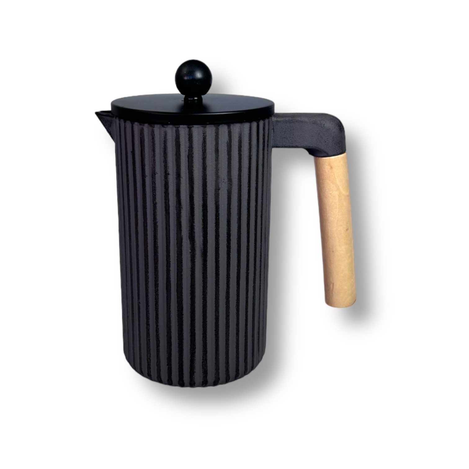 JA-UNENDLICH French Press Kanne, innen emailliert