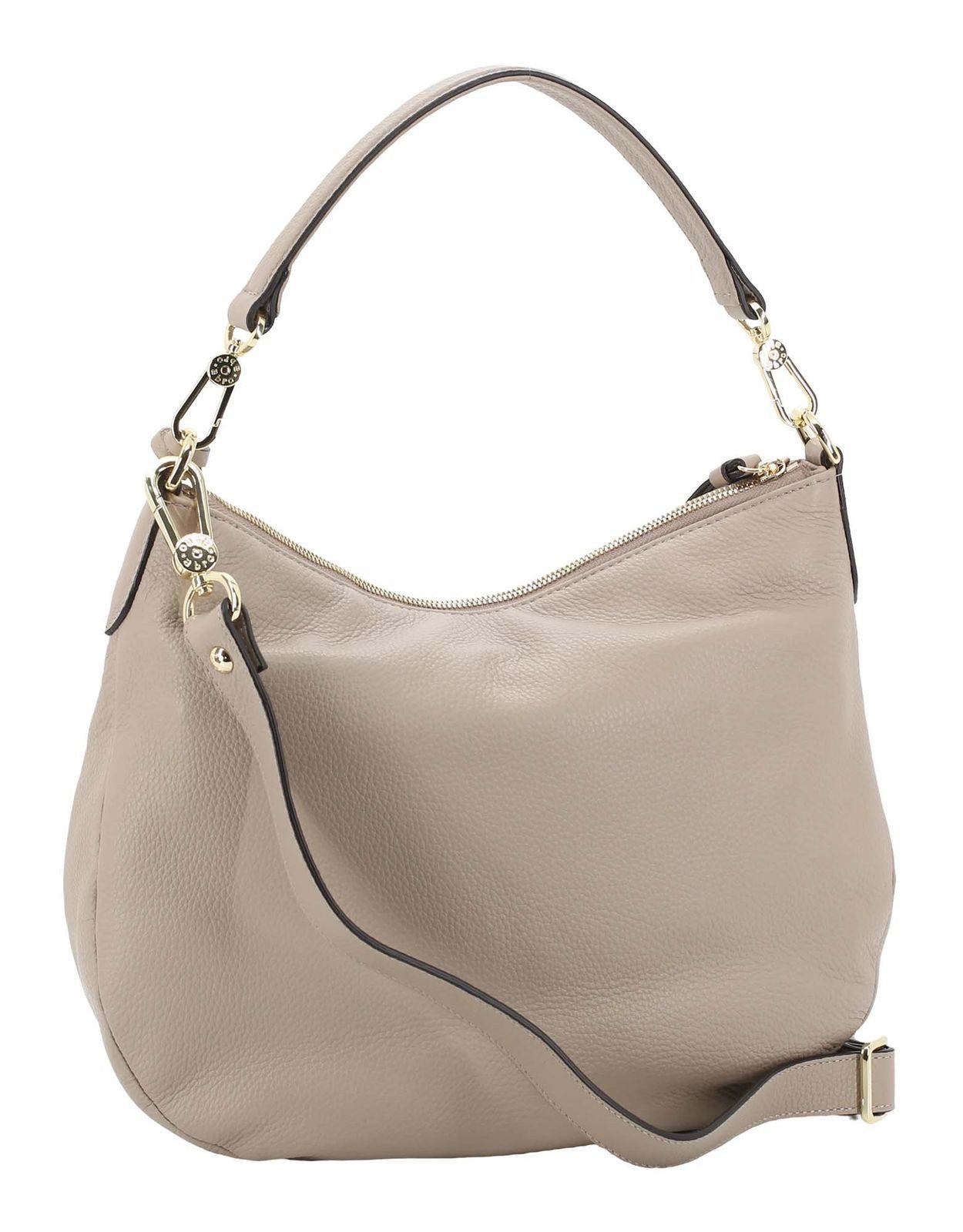 Abro Schultertasche Hobo Juna Bag, aus echtem Rindsleder