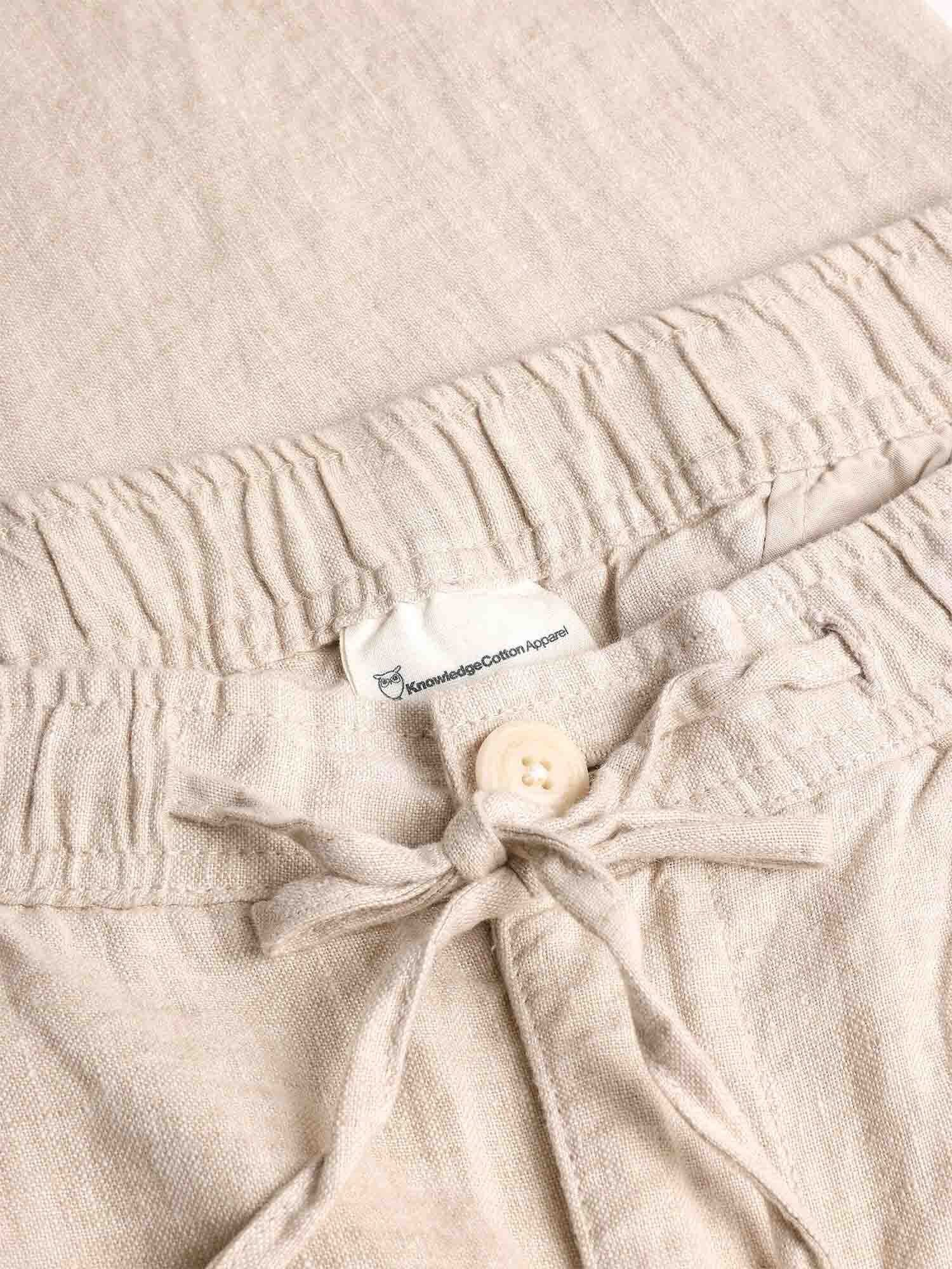KnowledgeCotton Apparel Stoffhose FIG loose linen pants
