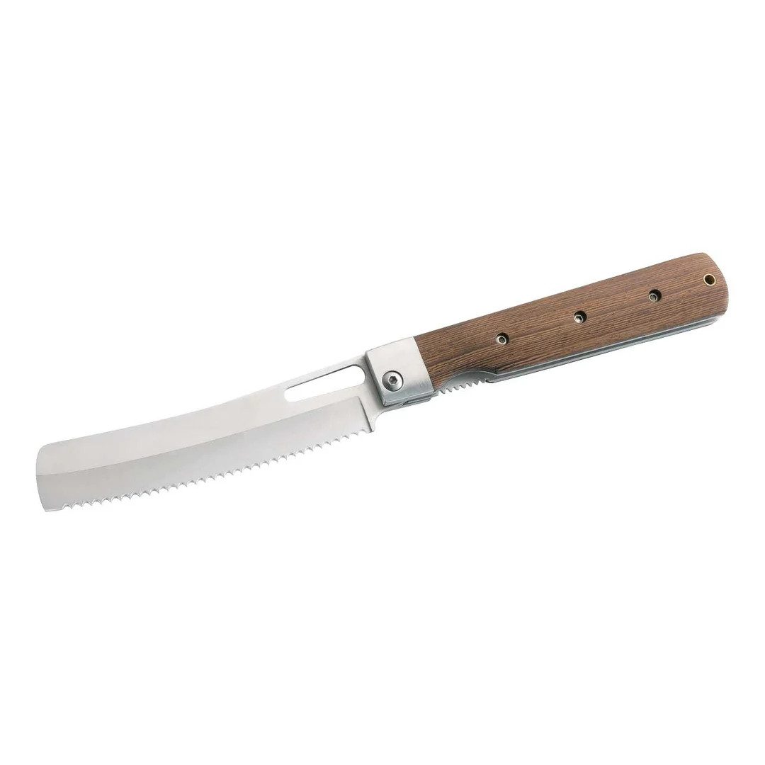 Taschenmesser Herbertz Taschenmesser Brotmesser mit Sägezahnung, braun